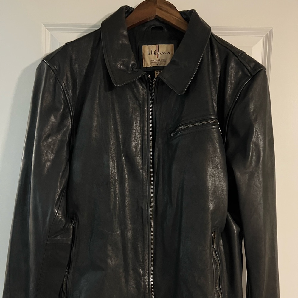 Mens Wilson leather jacket XXLarge